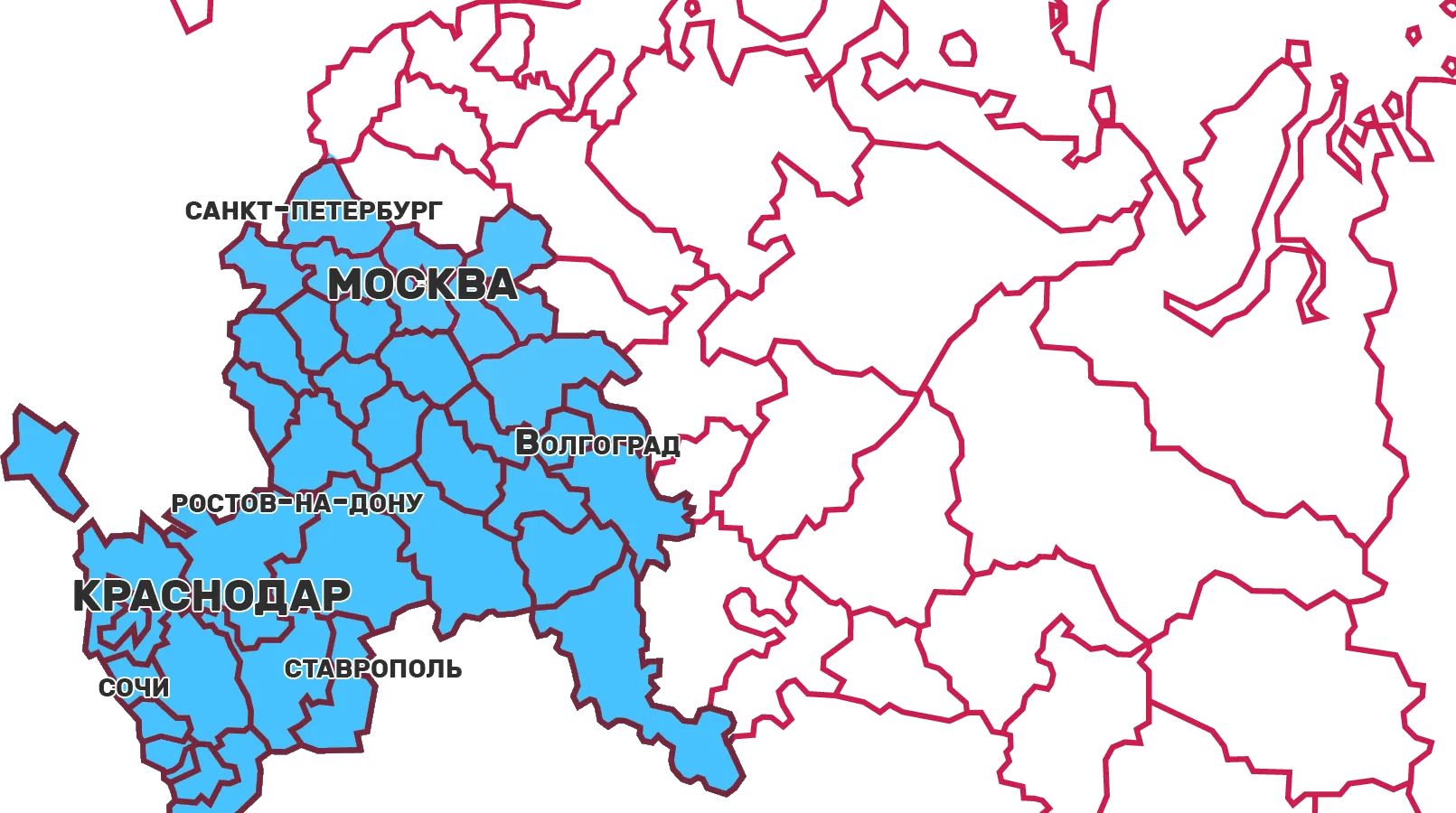 Карта в Ставрополе